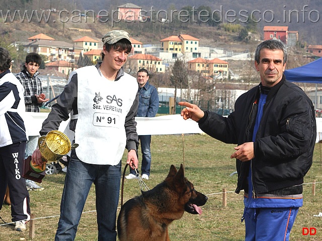 101.jpg - Trofeo Memorial Marino: Lesko Valentinientis condotto da Manuel Prezioso si aggiudica il Trofeo come miglior soggetto