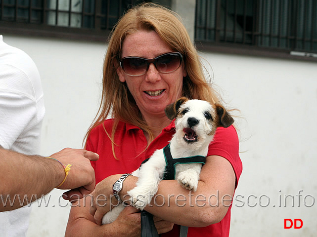 michelle-darimont-con-la-piccola-jack-russel.jpg - Michelle Darimont con la piccola jack russel