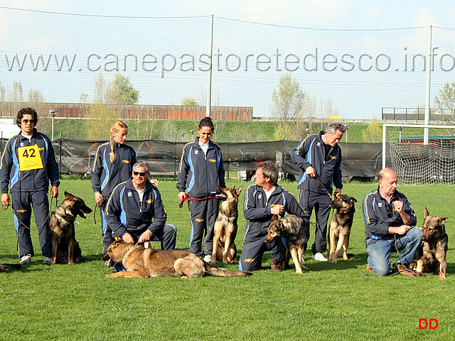 241.jpg - Cerimonia di premiazione. Il cani con l'affisso della Decima Mas