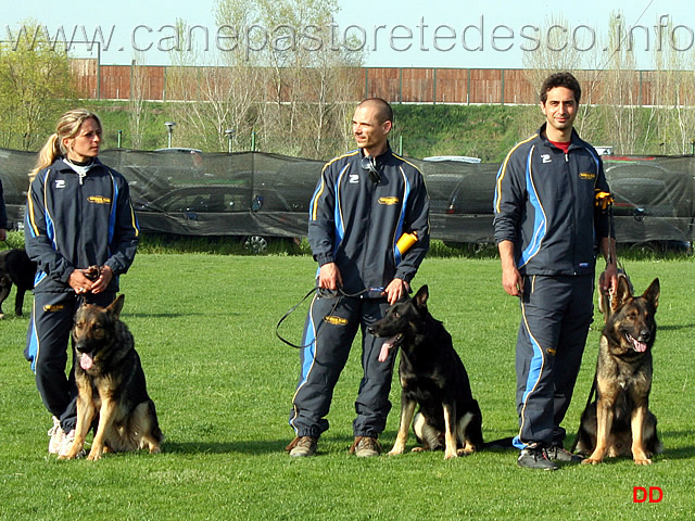 244.jpg - Cerimonia di premiazione. Il cani con l'affisso della Decima Mas