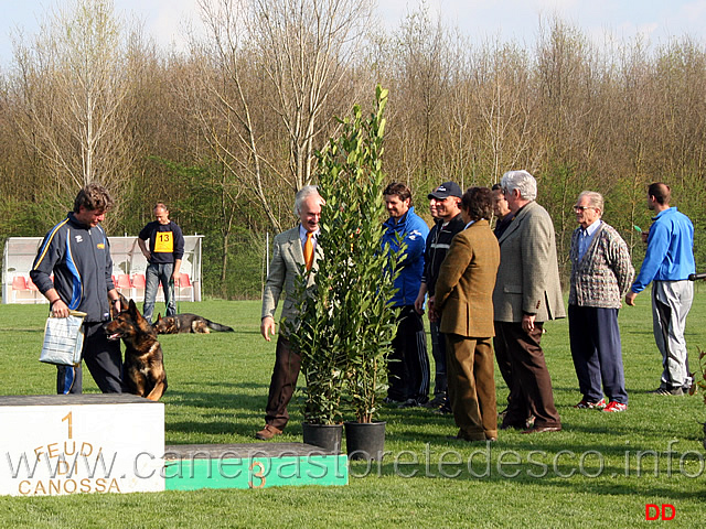 247.jpg - Premiazione IPO1. 8° classificato Andrea Del Signore con Boss della Decima Mas