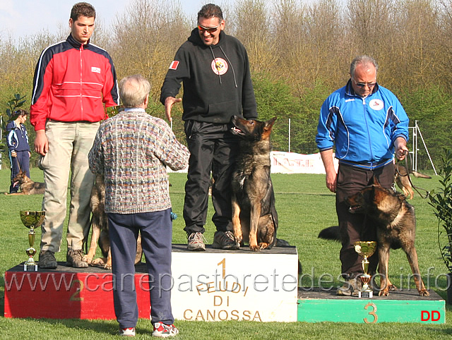 274.jpg - Premiazione IPO2: 1°classificato Gabriele Baglini con Danko dell'Arcibate